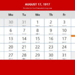Chinese Calendar Aug 17 1917 Auspicious Things To Do And Hours Bazi