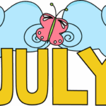 Clip Art July 9 Calendar