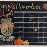 Creative November Chalkboard Ideas To Brighten Your Space