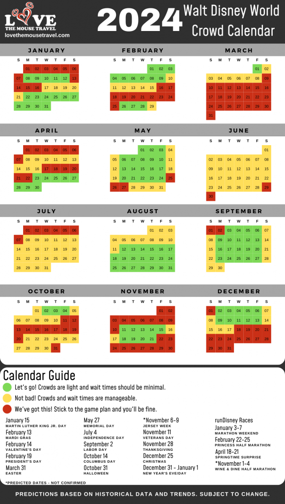 Crowd Calendar For Disney World 2025 Yara Brooklyn