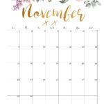 Cute Printable November Calendar
