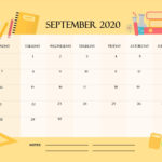 Cute September Calendar