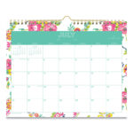 Day Designer Peyton Academic Wall Calendar Floral Artwork 11 X 8 75