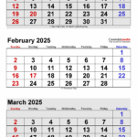 Dec Jan Feb Calendar 2025 Printable Julian Kamal