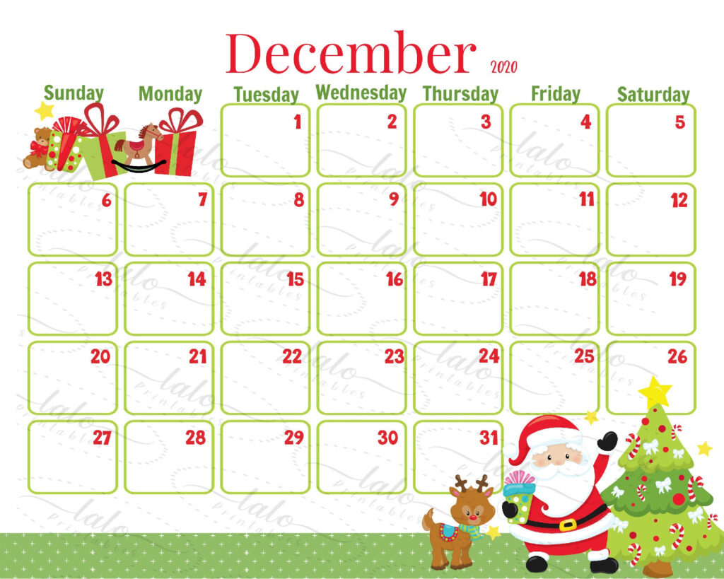 December 2024 Christmas Calendar Free Printable Calendar 2024 June