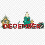 December Calendar Header Clipart Farra Sara Ann