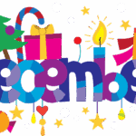 December Calendar Header Veda Allegra