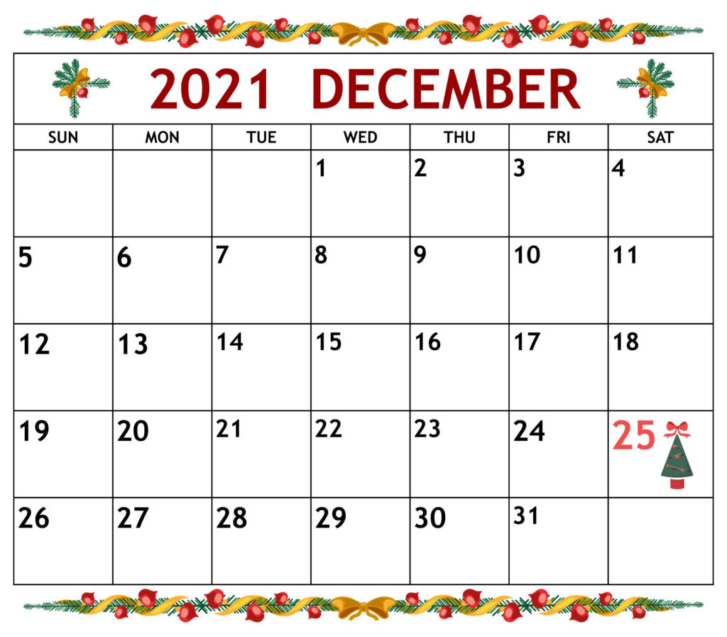 December Calendar Numbers 10 Free PDF Printables Printablee