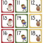 December Calendar Numbers By Vicky Burrows Teachers Pay Teachers