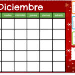 December Holiday Theme Spanish Calendar With ABC Pattern By Teachers