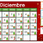 December Holiday Theme Spanish Calendar With ABC Pattern By Teachers