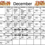 December Homework Calendar Kindergarten Editable By Kindergarten Life
