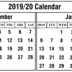 December Jan Calendar Lorie Raynell