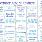 December Kindness Calendar Doria Tanitansy