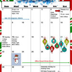 December Through February Calendars New Castle County 4 H Newsletter