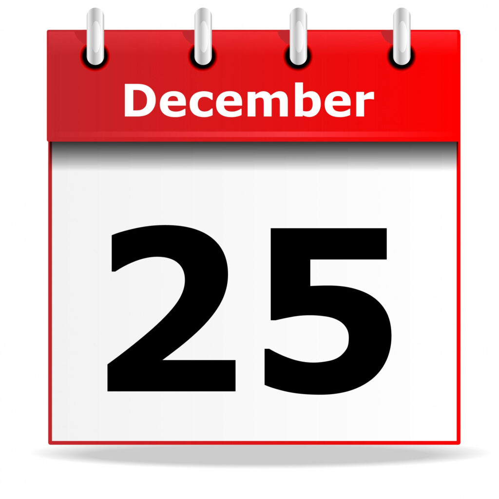 Desk Calendar Icon December 25th Free Stock Photo Public Domain Pictures