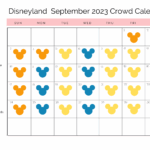 Disney Crowd Calendar September 2025 2026 Orly Tracie