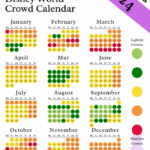Disney World September 2024 Crowd Calendar Printable Calendar 2025
