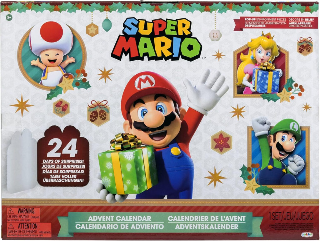 Edi o Limitada De Natal Do Super Mario Advent Calendar 2022 Nunca 