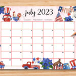 EDITABLE July 2023 Calendar 4th Of July Independence Day Etsy Israel