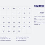 Editable November Calendar Templates In Excel To Download