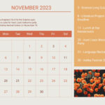 Editable November Calendar Templates In Microsoft Excel To Download