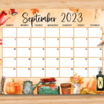 EDITABLE September 2023 Calendar Beautiful Cozy Fall Etsy UK