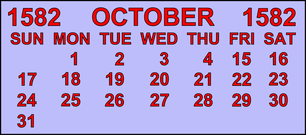 Fascinating Facts What Happened To The Calendars