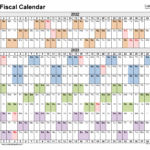 Fiscal Calendars 2023 Free Printable Word Templates