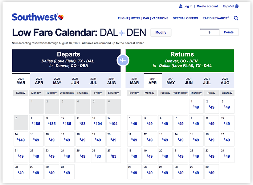 Flying With Southwest Southwest Airlines
