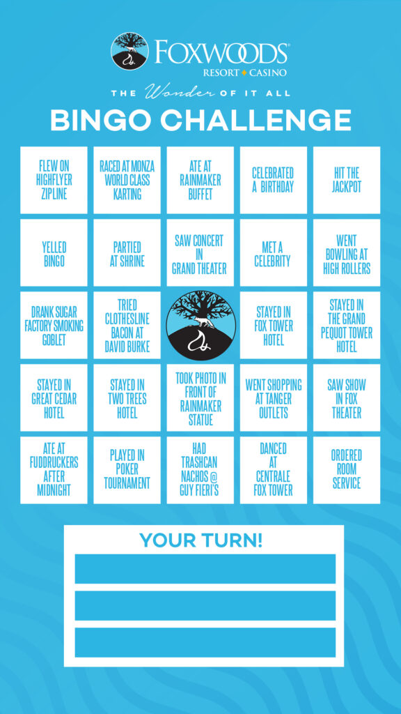 Foxwood Bingo Calendar Printable Calendars AT A GLANCE