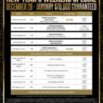 Foxwoods Bingo Schedule December 2019