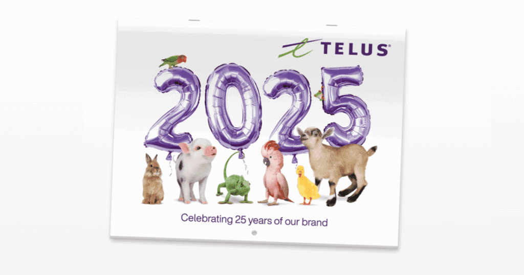 Free 2025 Telus Calendar Canadian Savers