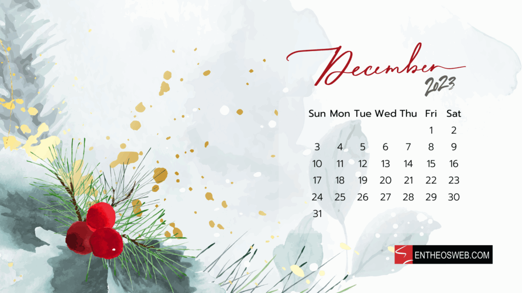  Free Download December Calendar Desktop Wallpaper Entheosweb By 