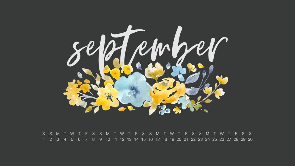  Free Download September Desktop Calendar Wallpaper Uppercase Designs 