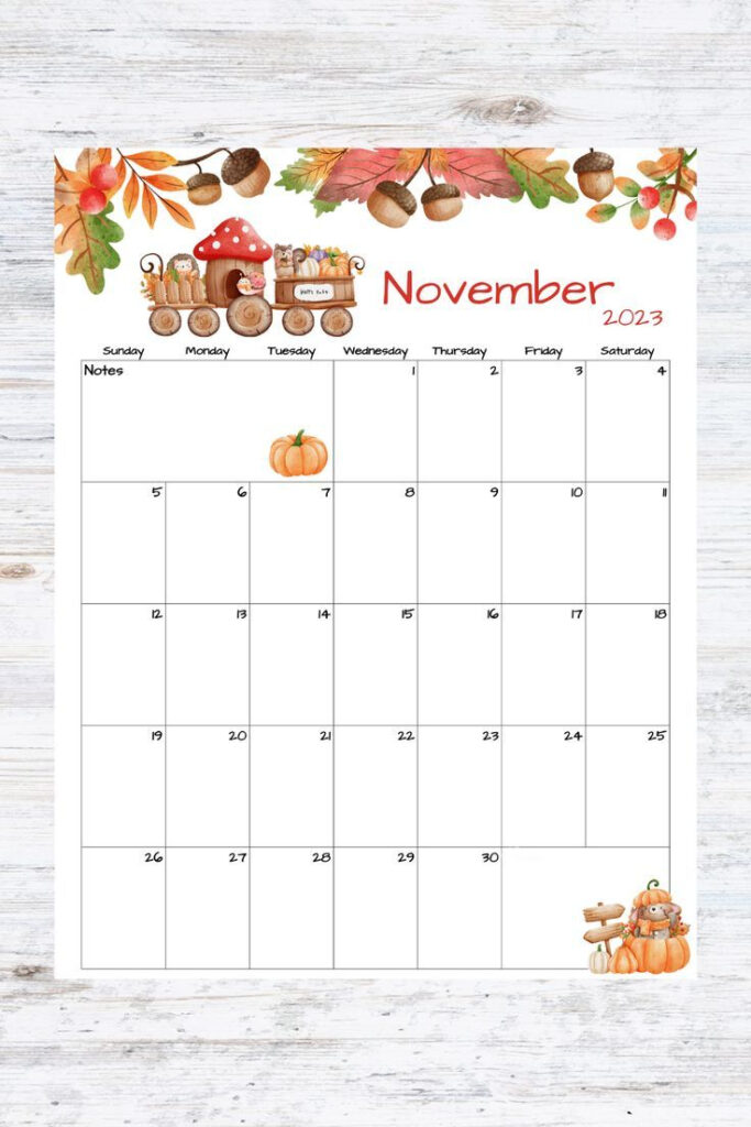 Free November Calendar Printable Calendars AT A GLANCE