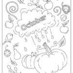 Free OCTOBER Coloring Pages For Download Printable PDF
