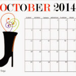 Free October Printable Calendar