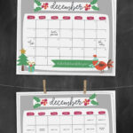 Free Printable Christmas Calendar