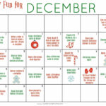 Free Printable December Family Calendar The Chirping Moms