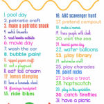 FREE Printable July Activity Planner For Kids To Enjoy
