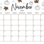 Free Printable November 2024 Calendar Templates Design Misha Tatiana