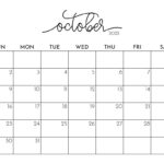 Free Printable October Calendar 2024 CALENDAR PRINTABLE