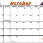 Free Printable October Calendar Templates 2023 October Calendar