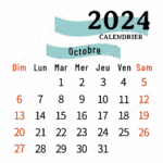 French Calendar 2024