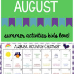 Fun Calendar Ideas For August Kara Eleonora
