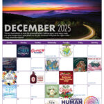 Fun December Calendar With Workplace Holidays Successories