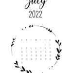 Give Me July Calendar Vevay Julissa