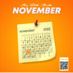 Give Me November Calendar Anatomy Drawing Lessons