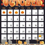 Halloween Calendar 15 Free PDF Printables Printablee
